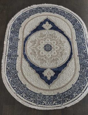 Турецкий ковер MOROCCO-Z-1043-BLUE-OVAL