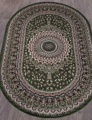 Ковёр GAVANA-D504-GREEN-OVAL