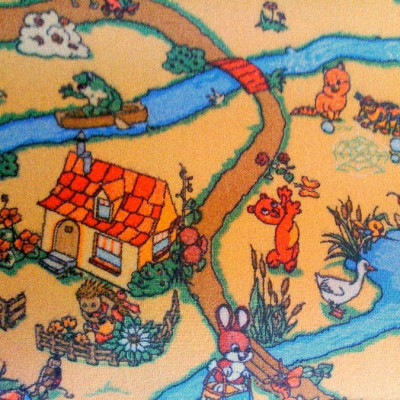 Палас бытовой ''Ручеек Бежевый''